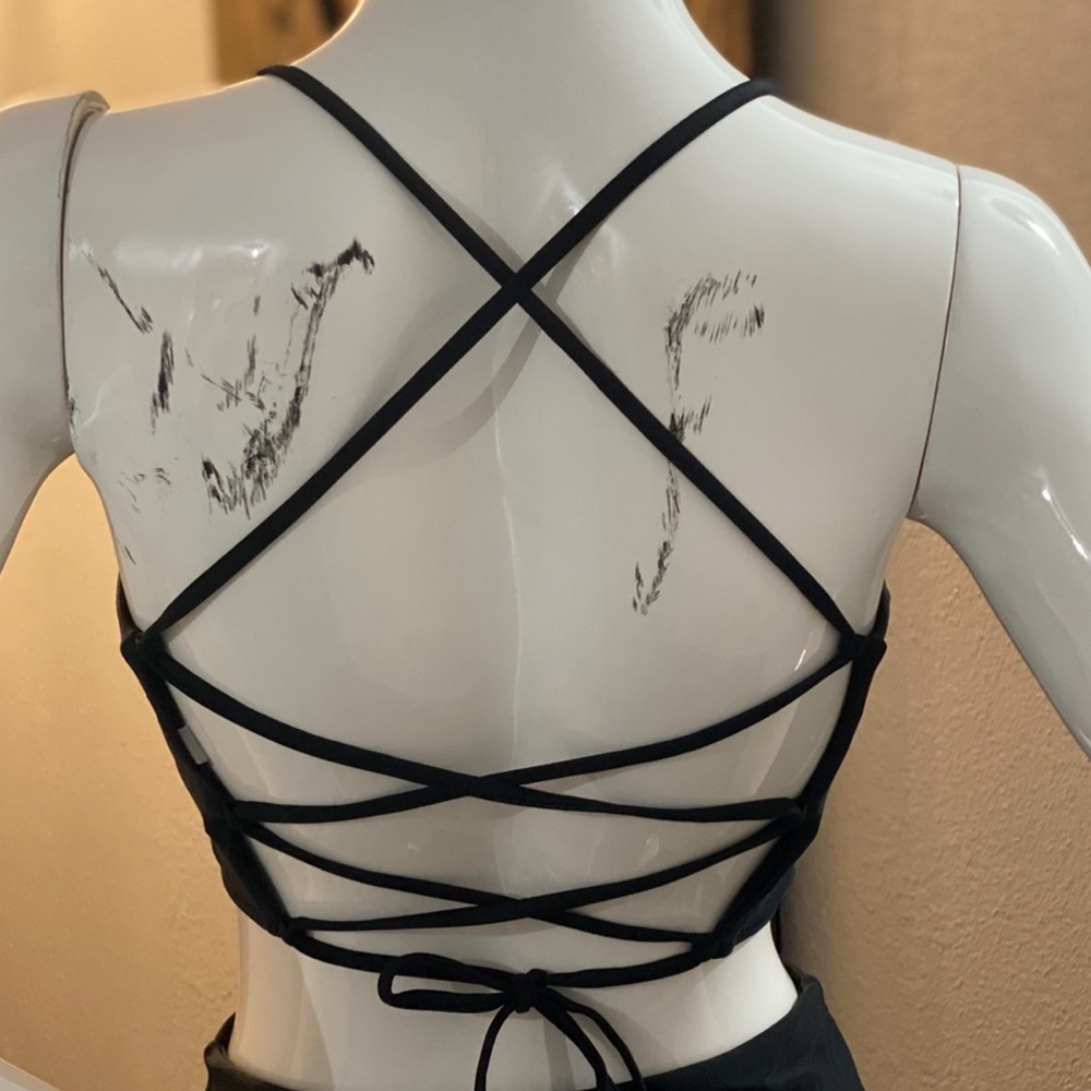 Black tankini set - Picture 7 of 11
